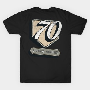 70th Birthday Gift Ideas for grandpa and grandma T-Shirt